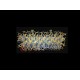 BINARIO FIAMME - ręcznie wykonany żyrandol ze szkła dmuchanego Murano - BINARIO FIAMME - tanio - promocja - sklep Vetreria Artistica Rosa BINARIO FIAMME online