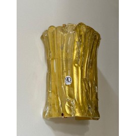 ORO - kinkiet ścienny z 24k złotemręcznie wykonany ze szkła dmuchanego Murano