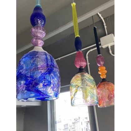 CLARINETTI - ręcznie wykonana lampa z dmuchanego szkła Murano - CLARINETTI - tanio - promocja - sklep
