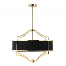Stesso Gold / Nero M - Orlicki Design - lampa wisząca 