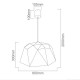 Iseo Bianco M - Orlicki Design - lampa wisząca - 5903689780476 - tanio - promocja - sklep Orlicki Design 5903689780476 online