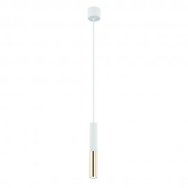 Slimi S Bianco / Gold - Orlicki Design - lampa wisząca 