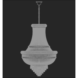 Osaka Impero 60 - Voltolina - lampa wisząca kryształowa