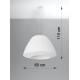Bella 60 Biały - SOLLUX LIGHTING - lampa wisząca - SL.0733 - tanio - promocja - sklep SOLLUX LIGHTING SL.0733 online