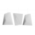 Blum 3 Biały - SOLLUX LIGHTING - lampa wisząca 