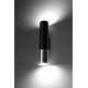 Loopez Czarny/Chrom - SOLLUX LIGHTING - lampa ścienna - SL.0938 - tanio - promocja - sklep SOLLUX LIGHTING SL.0938 online