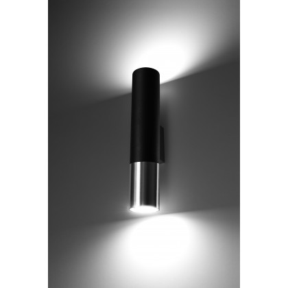 Loopez Czarny/Chrom - SOLLUX LIGHTING - lampa ścienna - SL.0938 - tanio - promocja - sklep