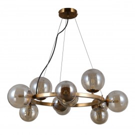 Montora gold - Italux - lampa wisząca nowoczesna