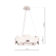 Torino White - Milagro - lampa wisząca nowoczesna -ML6140 - tanio - promocja - sklep Milagro ML6140 online