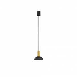 Hermanos C Black-Solid Brass - Nowodvorski - lampa wisząca nowoczesna