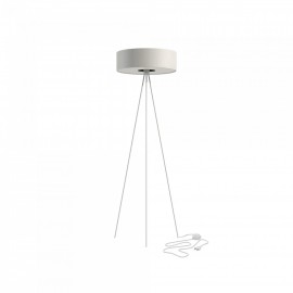 Cadilac III White-Silver - Nowodvorski - lampa podłogowa nowoczesna