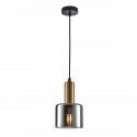Santia I gold/black - Italux - lampa wisząca nowoczesna