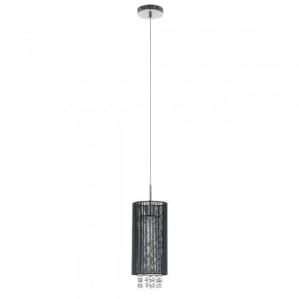 Lana Black I - Italux - lampa wisząca klasyczna -MDM1787/1 BK - tanio - promocja - sklep