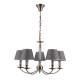 Zanobi Antique Bronze - Italux - lampa wisząca klasyczna -PND-43272-5 - tanio - promocja - sklep Italux PND-43272-5 online