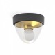 Nook Black-Gold - Nowodvorski - lampa sufitowa zewnętrzna -7976 - tanio - promocja - sklep Nowodvorski 7976 online