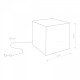Cumulus Cube L - Nowodvorski - lampa podłogowa zewnętrzna -8965 - tanio - promocja - sklep Nowodvorski 8965 online