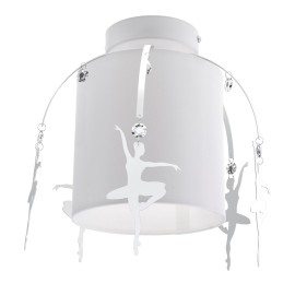 Baletnica White Ø35 - Milagro - lampa sufitowa dziecięca