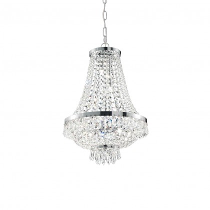 Caesar SP9 - Ideal Lux - kryształowa lampa wisząca -041827 - tanio - promocja - sklep