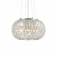 Calypso SP5 - Ideal Lux - kryształowa lampa wisząca -044200 - tanio - promocja - sklep Ideal Lux 044200 online
