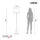 Lizbona - Lysne - lampa podłogowa - 17400 Lysne - tanio - promocja - sklep Lysne 17400 Lysne online