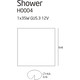Shower oprawa halogenowa - MaxLight - H0004 - tanio - promocja - sklep Maxlight H0004 online