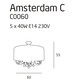 Amsterdam plafon mały - MaxLight - C0060 - tanio - promocja - sklep Maxlight C0060 online