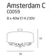 Amsterdam plafon duży - MaxLight - C0059 - tanio - promocja - sklep Maxlight C0059 online