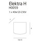 Elektra oprawa halogenowa - MaxLight - H0059 - tanio - promocja - sklep Maxlight H0059 online