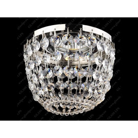 L17 563/01/6; Ni - Glass LPS - kryształowa lampa sufitowa