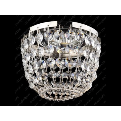 L17 563/01/6; Ni - Glass LPS - kryształowa lampa sufitowa - L17 563/01/6; Ni - tanio - promocja - sklep