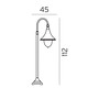 Firenze - Norlys - lampa stojąca ogrodowa - 805B - tanio - promocja - sklep Norlys 805B online