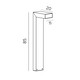 Asker - Norlys - lampa stojąca ogrodowa słupkowa - 1311AL - tanio - promocja - sklep Norlys 1311AL online