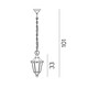 Modena - Norlys - zewnętrzna lampa wisząca - 351A/B - tanio - promocja - sklep Norlys 351A/B online