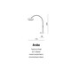 Aruba - Azzardo - lampa stojąca - AZ0169 - tanio - promocja - sklep AZzardo AZ0169 online