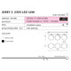 JERRY 3 12V LED - Azzardo - kinkiet/plafon - AZ1724 - tanio - promocja - sklep AZzardo AZ1724 online