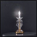 Granada Tavolo 1L - Voltolina - lampa biurkowa kryształowa