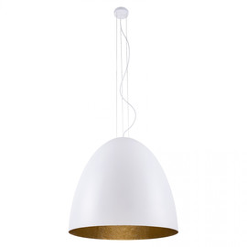 Egg L White-Gold 9023 - Nowodvorski - lampa wisząca nowoczesna