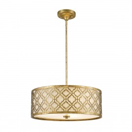 Arabella Distressed Gold Ø40 - Elstead Lighting - lampa wisząca klasyczna