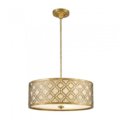 Arabella Distressed Gold Ø40 - Elstead Lighting - lampa wisząca klasyczna - GN-ARABELLA-P-L - tanio - promocja - sklep