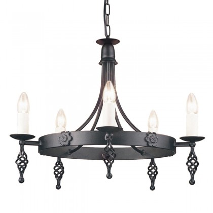 Belfry Black - Elstead Lighting - lampa wisząca klasyczna - BY5-BLACK - tanio - promocja - sklep