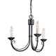 Chartwell Black - Elstead Lighting - lampa wisząca klasyczna - CH3 BLACK - tanio - promocja - sklep Elstead Lighting CH3-BLACK online