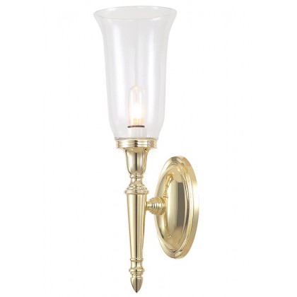 Dryden Led Polished Brass H41 - Elstead Lighting - kinkiet łazienkowy - BATH-DRYDEN2-PB - tanio - promocja - sklep