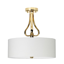 Falmouth Led French Gold - Elstead Lighting - lampa sufitowa łazienkowa