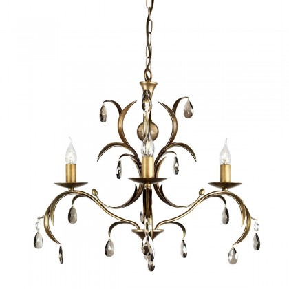 Lily Antique Bronze - Elstead Lighting - lampa wisząca 3-ramienna - LL3-ANT-BRZ - tanio - promocja - sklep