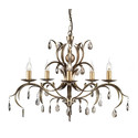 Lily Antique Bronze - Elstead Lighting - lampa wisząca klasyczna