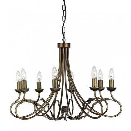 Olivia Black And Gold - Elstead Lighting - lampa wisząca klasyczna -OV8-BLK-GOLD - tanio - promocja - sklep