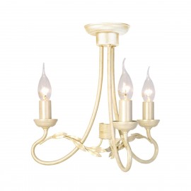 Olivia Ivory Gold - Elstead Lighting - lampa sufitowa klasyczna