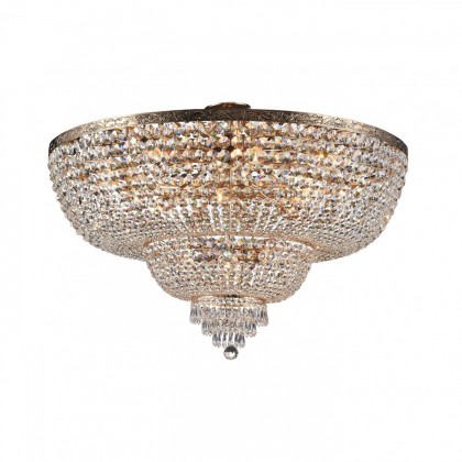 Palace Gold ⌀100 - Maytoni - lampa sufitowa klasyczna -DIA890-CL-18-G - tanio - promocja - sklep