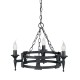 Saxon Black - Elstead Lighting - lampa wisząca klasyczna -SAX3-BLK - tanio - promocja - sklep Elstead Lighting SAX3-BLK online