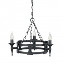 Saxon Black Ø52 - Elstead Lighting - lampa wisząca